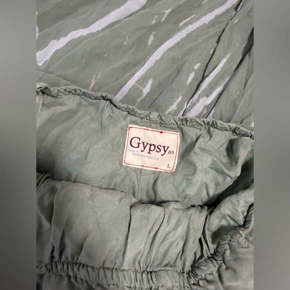 Gypsy 05 NWT Dre Tevel Dress size L color sage - Picture 6 of 6